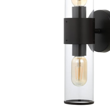 Quinn 15.5" Mid-Century Modern Iron/Acrylic LED Sconce - JONATHAN Y